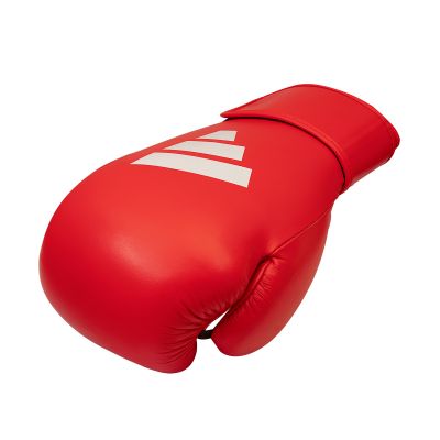 22. Adidas SPEED 175 Leder-Boxhandschuhe rot