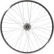 11. 28-Zoll-Vorderrad mit Shimano-Nabe, schwarze Felge