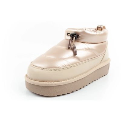 3. D.Franklin Damen-Schneestiefel, modische, gefütterte Winterstiefel