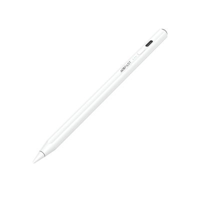 Acefast V2 kapazitiver Stift für iPad mit 2 austauschbaren Spitzen – Weiß