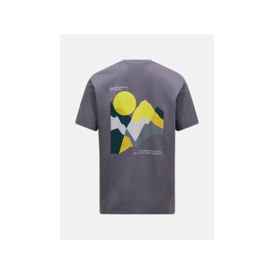 2. PEAK PERFORMANCE M Explore Grafik-T-Shirt Grau
