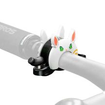 Rockbros 34001100 Kinderfahrradklingel Hasenmotiv - Weiß