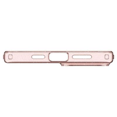 9. Spigen Liquid Crystal Glitter Hülle für iPhone 15 Plus – rosa und transparent