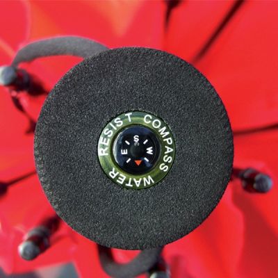 4. EuroSCHIRM Birdiepal Outdoor-Regenschirm aus rotem Fiberglas-Polyamid in voller Größe