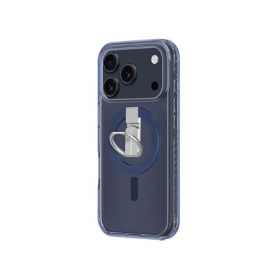 4. AmazingThing Titan Pro Grip Ring Set Hülle für iPhone 17 Pro Max, kompatibel mit MagSafe, Blau