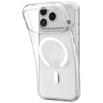 15. Spigen Liquid Crystal MagSafe Hülle für iPhone 18 Pro / 17 Pro – Transparent und Weiß