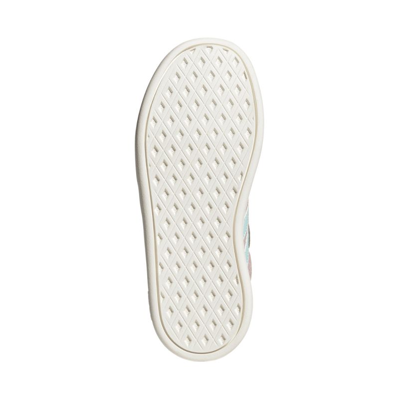 6. Adidas Breaknet Sleek pink und mintfarbene Kinderschuhe JS0136