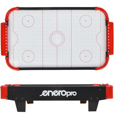 3. Tischspiel Airhockey 60x32,5x14cm Schwarz Enero Pro