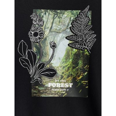 8. Locker geschnittenes Damen-Sweatshirt ohne Kapuze 4F 4FRSS26TSWSF2837-20S