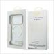8. Guess IML Script Metal MagSafe Hülle für iPhone 18 Pro / 17 Pro – transparent