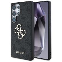 Guess Big 4G Logo Classic Logo Hülle für Samsung Galaxy S25 Ultra Schwarz