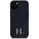 3. Karl Lagerfeld Silicone Shadow Metal Initial MagSafe Case für iPhone 15 Schwarz