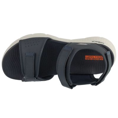 3. Skechers Go Walk Flex Sandalen – Antigua Beach 229205-NVOR Marineblau, Größe 46