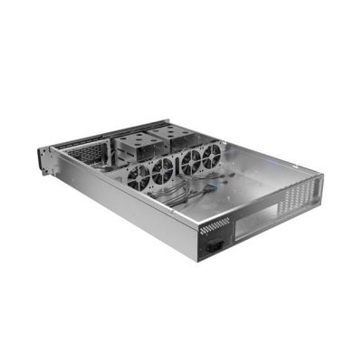 5. Lanberg SC01-6502-12B 0 GB Rack 2U Modulares Servergehäuse
