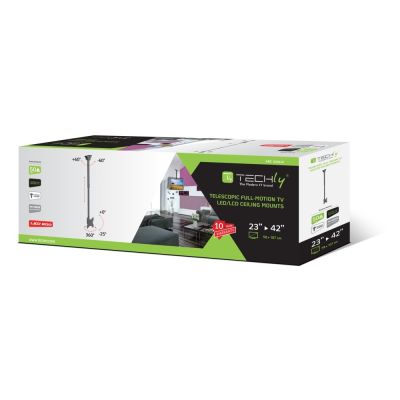 Techly ICA-CPLB 922L Schilderhalter 106,7 cm (42") Schwarz