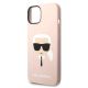 6. Karl Lagerfeld KLHCP14MSLKHLP iPhone 14 Plus 6.7 "Hardcase rosa / rosa Silikon Karl's Head