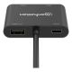 9. Manhattan 154321 Kabeladapter 0,15 m USB Typ-C 2 x HDMI Schwarz