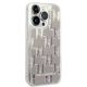 4. Karl Lagerfeld KLHCP14XLMNMS iPhone 14 Pro Max 6,7" Hardcase Silber / Silber Liquid Glitter Monogram