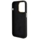 7. Guess Silicone Logo Strass 4G Case für iPhone 15 Pro Max - Schwarz