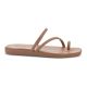 6. CROCS MIAMI Zehenschlaufensandale in Milchschokolade 209862-2JJ