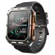 Herren-Smartwatch Rubicon RNCF27 SCHWARZ/ORANGE