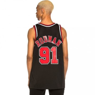 5. Mitchell & Ness Chicago Bulls NBA Swingman Ausweichtrikot Bulls 97 Dennis Rodman SMJYGS18152-CBUBLCK97DRD
