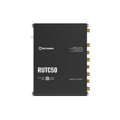 9. Teltonika RUTC50 Gigabit Ethernet Dualband (2,4 GHz/5 GHz) 5G WLAN-Router Schwarz