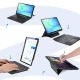 6. Dux Ducis (DK-Serie) Tastaturhülle für Samsung Tab S10 FE+ (Plus) – Schwarz
