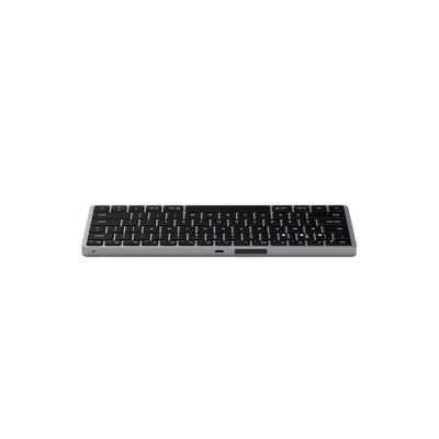 5. Satechi Slim X1 Tastatur – Bluetooth-Tastatur für bis zu drei USB-C-Geräte, US (Space Gray)