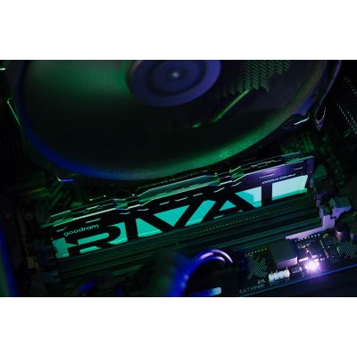 9. DDR4 2x8GB KIT UDIMM goodram RIVAL Radiant Green