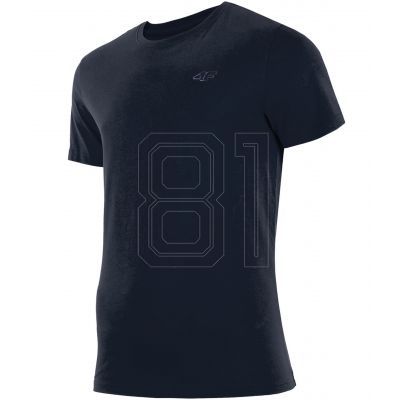 2. T-Shirt 4F M H4L22-TSM352 dunkelmarineblau