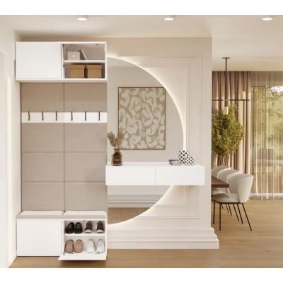 6. Garderobe HAGA II 2W Weiß
