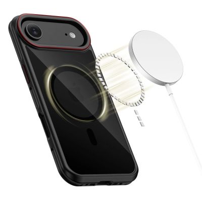 3. Tech-Protect MagHybrid MagSafe Hülle für iPhone Air – Schwarz und Rot