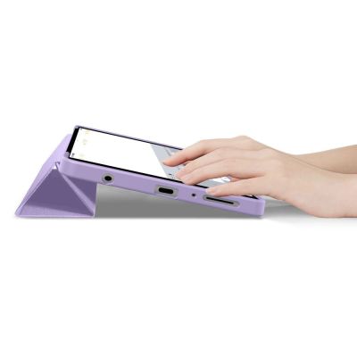 6. TechProtect SmartCase Schutzhülle für Samsung Galaxy Tab A9 / A11 8.7 X110 / X115 / X133 / X135 - Lila