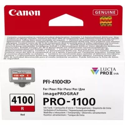 3. Canon LUCIA PRO II Tintenpatrone, 1 Stück, Original, Standardreichweite, Rot