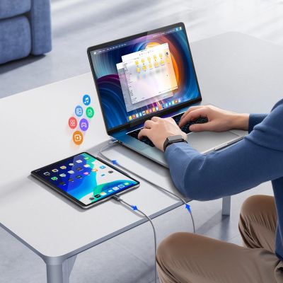 6. Orico CDX 60W 3A Power Delivery USB-C - USB-C 1m Kabel - Weiß