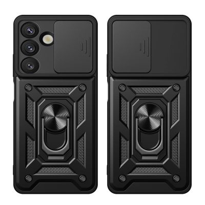 5. Hybrid Armor Camshield Hülle für Samsung Galaxy S26 - Schwarz