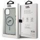 8. Karl Lagerfeld KLHMP15SHLSKCK iPhone 15 6,1" schwarz/schwarzes Hardcase IML Metal Karl&Choupette Head MagSafe
