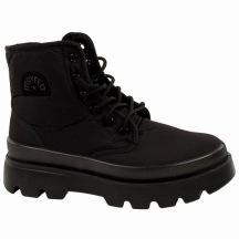 Progress Damen-Winterstiefel, gefütterte Schneestiefel im Worker-Stil mit Reißverschluss