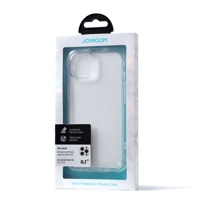 5. Joyroom Defender Series Case Cover für iPhone 14 Pro Armored Hook Cover Stand Clear (JR-14H2)