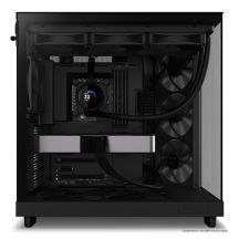 NZXT H6 Flow MIDI-Tower-Computergehäuse mit Fenster, Schwarz