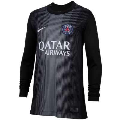 2. Nike PSG Goalkeeper Stadium 2025/26 Kindertrikot schwarz HJ5267 010