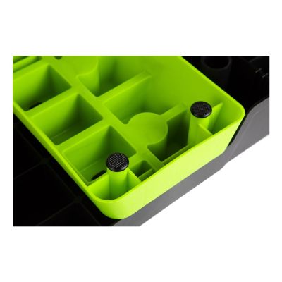 4. ZIPRO 5901793678603 Aerobic Step Schwarz, Hellgrün 250 kg Höhenverstellbar