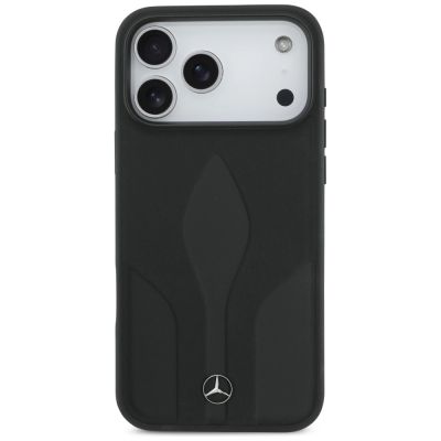 3. Mercedes Leather The Move MagSafe Case für iPhone 17 Pro Max - Schwarz
