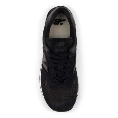 5. New Balance WL574 Lifestyle-Sneaker für Damen in Schwarz (WL574PSS)