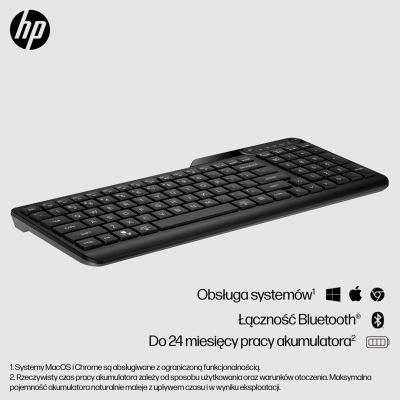 6. HP 460 Multi-Device Bluetooth-Tastatur, kabellos, Schwarz, 7N7B8AA