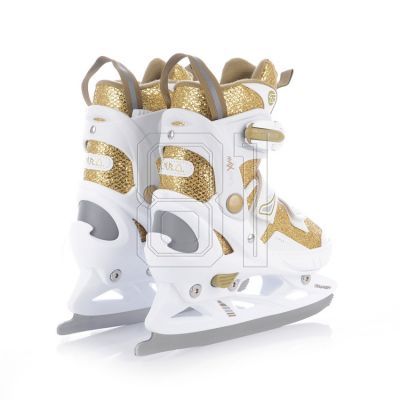 6. Tempish Enbo Duo Girl Gold Jr 13000008259 Verstellbare Schlittschuhe