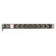 7. GEMBIRD Rack-Steckdosenleiste 19" PDU EG-PDU-014-FC14, 1U, 16 A, 8 französische Steckdosen, C14-Stecker, 3-m-Kabel