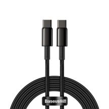 Baseus CATWJ-A01 USB-C – USB-C PD QC-Kabel 100 W 5 A 480 Mbit/s 2 m – Schwarz