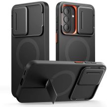 Tech-Protect Kevlar Aura MagSafe Hülle für Samsung Galaxy A57 – Schwarz und Orange